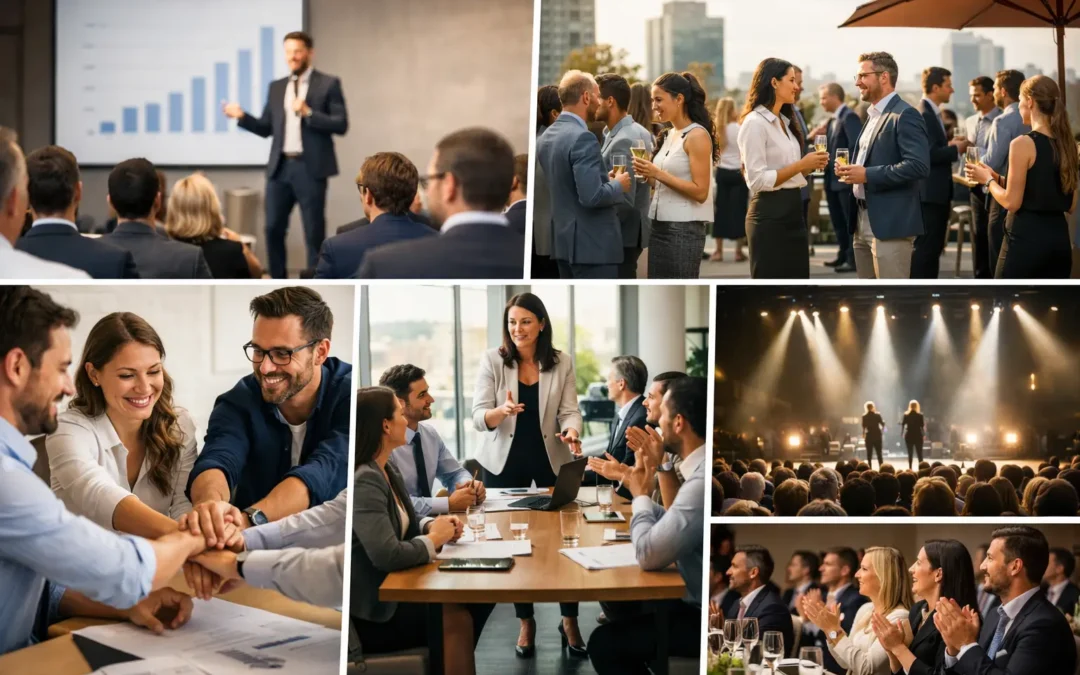 12 eventos corporativos exemplos que resultam